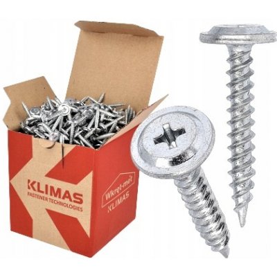 Šrouby s podložkou Wkręt-met WPC-42065 4,2x65 mm 250 kusů – Hledejceny.cz