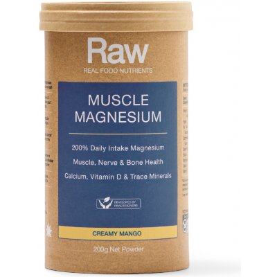 RAW by Amazonia Raw Real Food Nutrients Muscle Magnesium 200 g – Hledejceny.cz
