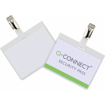 Visačka se kolíčkem zavřená Q-CONNECT 90x60mm 25ks – Zboží Dáma