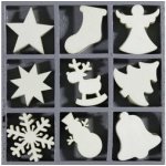 HEYDA Dřevěné ozdoby v boxu vánoce II. – Zboží Dáma