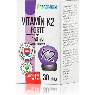 EDENPharma VITAMIN K2 Forte 30 ks – Hledejceny.cz