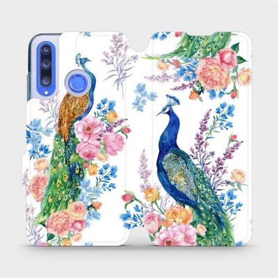 Pouzdro Mobiwear parádní flip Honor 20 Lite - MX08S Pávi – Zbozi.Blesk.cz