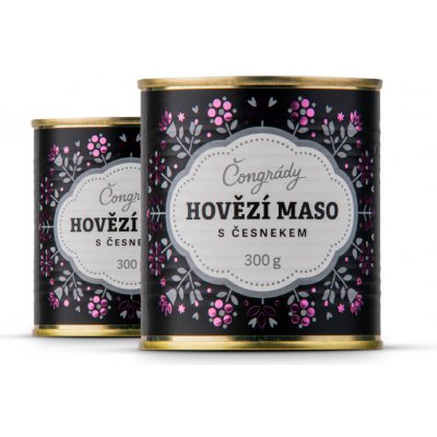 Čongrády Hovězí maso s česnekem 300 g – Zboží Dáma