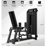 TUNTURI Platinum Dual Abducter/Adductor Selectorized V-series – Zboží Mobilmania