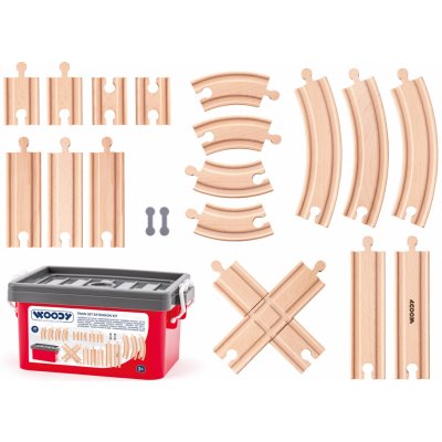 Woody Set kolejí 20ks – Zboží Dáma