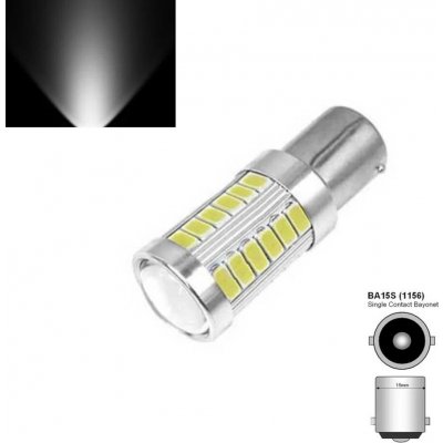 BA15S led žárovka 33 smd CANBUS DC12V Bílá – Zboží Mobilmania