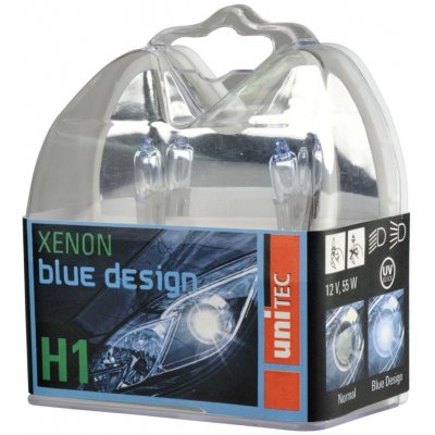 Unitec Xenon Blue 77775 H1 P14,5s 12V 55W 2 ks
