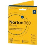 Norton 360 DELUXE 50GB + VPN 1 lic. 5 lic. 12 mes. (21405797) – Zboží Živě