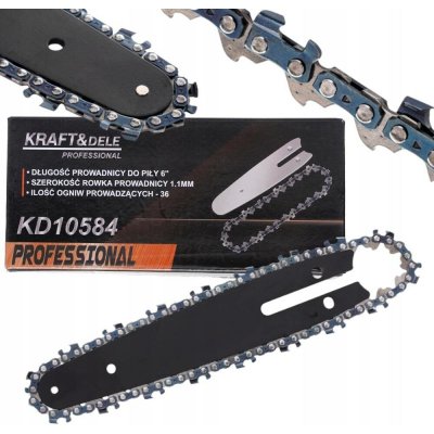 Kraft & Dele vodící lišta a řetěz 6" KD10584 – Zboží Dáma