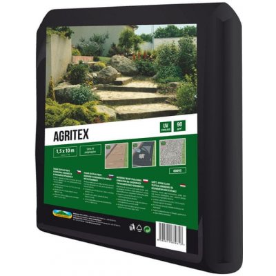 Nohel Garden Agritex Tkaná mulčovací 1,5 x 10 m černá – Sleviste.cz