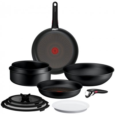 Tefal Sada hrnců INGENIO EXCELLENCE FUSION, sada 11 ks, titan – Hledejceny.cz