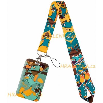 Šňůrka na krk 25221 s cedulkou na ID karty Phineas and Ferb PERRY – Hledejceny.cz