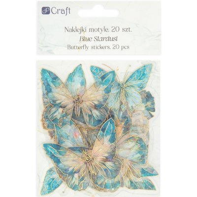 DP Craft Samolepky průhledné motýli hvězdní prachoví 20ks – Hledejceny.cz