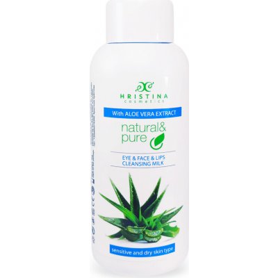 Hristina přírodní čistící pleťové mléko aloe vera 150 ml – Hledejceny.cz