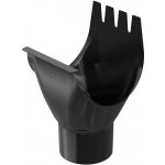 Bryza Kotlík Ø 125 / 90 mm pozink RAL 9005 černý – Zbozi.Blesk.cz