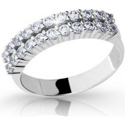 Steel Edge prsten stříbro se zirkony 2073