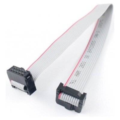 AMPHENOL Plochý kabel s konektory IDC 10x28AWG T.pásu: 1,27mm 0,6m – Zboží Živě