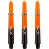 Násadky na šipky XQMax Darts Gradient with Logo - midi - black orange