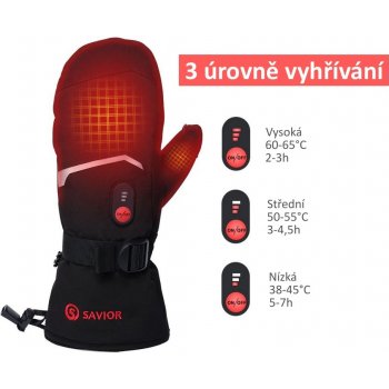 Savior vyhřívané sportovní palčáky 7 4V 4400mAh