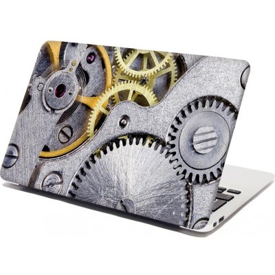 Sablio Samolepka na notebook Hodinový strojek - 29x20 cm – Zboží Mobilmania
