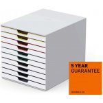 Durable Varicolor box 10 zásuvek bílý – Hledejceny.cz