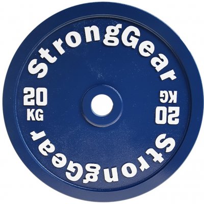 StrongGear Závodní ocelové kotouče 20 kg 50mm – Zboží Mobilmania
