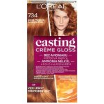 L’Oréal Casting Crème Gloss barva na vlasy 734 zlatá medová – Sleviste.cz