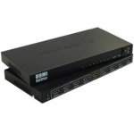 CABLE HDMI splitter 1-8 portů kovový s napájecím adaptérem, 3D, FULL HD KHSPLIT8B – Zboží Živě