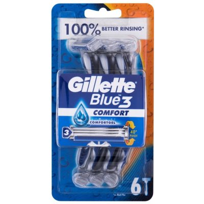 Gillette Blue3 Comfort 6 ks – Zboží Mobilmania