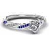 Prsteny Mabell Dámský stříbrný prsten DENISE CZ221R041 10SILVERC45