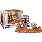 Funko Pop! 390 Star Wars The Mandalorian Mandalorian & The Child Baby Yoda 15 cm – Hledejceny.cz