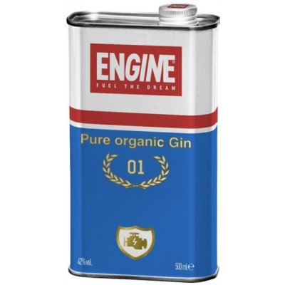 Engine Pure Organic Gin 0,7l 42% (holá láhev)