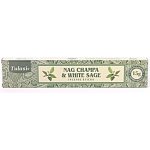 Tulasi indické vonné tyčinky Nag Champa White sage 15 g – Zboží Dáma