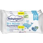 Babydream Vlhčené ubrousky s 99 % vody 180 ks – Zboží Dáma