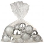 Anděl Přerov Baňky stříbrné mix povrchů a velikostí 20ks plast – Hledejceny.cz