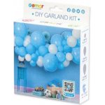Balónková girlanda Sada baby modrobílá 300 cm Baby shower GoDan – Zboží Dáma