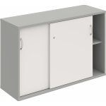 Hobis SZ 2 120 02 Skříňka s posuv. dveřmi 76,8 × 120 cm - Šedá , Bílá , USN – Hledejceny.cz