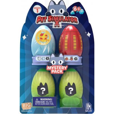 Phat Mojo Mystery 4-Pack mini figurek Pet Simulator