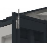 DURAMAX YardMate Plus 4,1 m² - šedý/antracit + podlahová konstrukce 5x8 35825 – Zboží Dáma