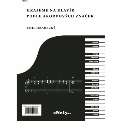 Hrajeme na klavír podle akordových značek Emil Hradecký – Hledejceny.cz