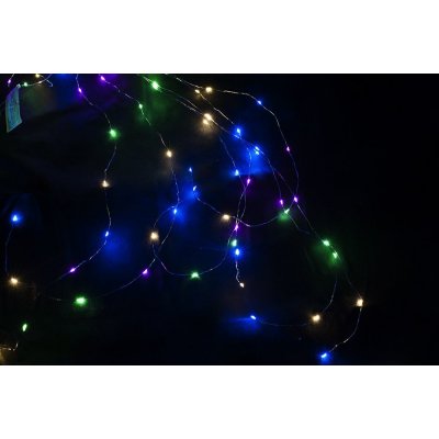 Nexos 57386 Vánoční dekorativní osvětlení drátky 48 LED teple bílé – Hledejceny.cz