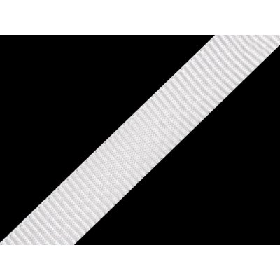 Prima-obchod Popruh polypropylénový šíře 10 mm bílý, černý, barva Bílá – Zboží Mobilmania