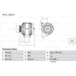BOSCH generátor 0986041740