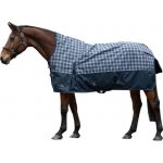 HKM Nepromokavá výběhová deka Glasgow Highneck 1200D Šedá černá – Zboží Dáma