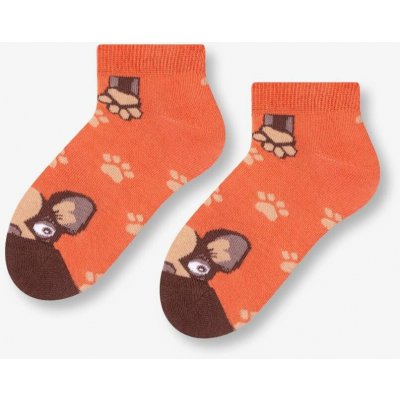 dětské ponožky Buldoček oranžová