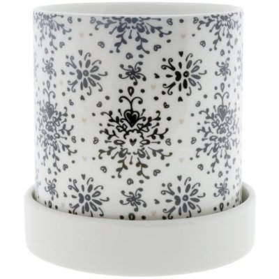 Bastion Collections FLOWERPOT květináč BAROQUE 13x14cm LI-FLOWERPOT-002-BT – Hledejceny.cz