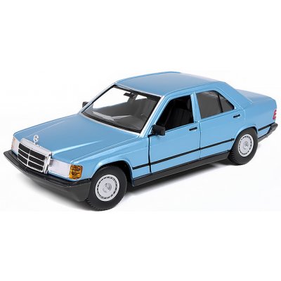 Bburago Mercedes-Benz 190 E 2.6 1984 modrý 1:24 – Zboží Mobilmania