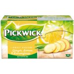 Pickwick Zázvor s citrónem citrónovou trávou ovocný čaj 20 x 2 g – Zboží Dáma