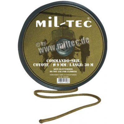 MIL-TEC Šňůra COMMANDO 9mm COYOTE BROWN 30m – Zboží Mobilmania