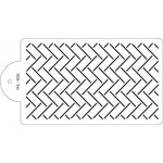 Stencil šablona na dort - Brick 40x21cm - Cakesicq – Sleviste.cz